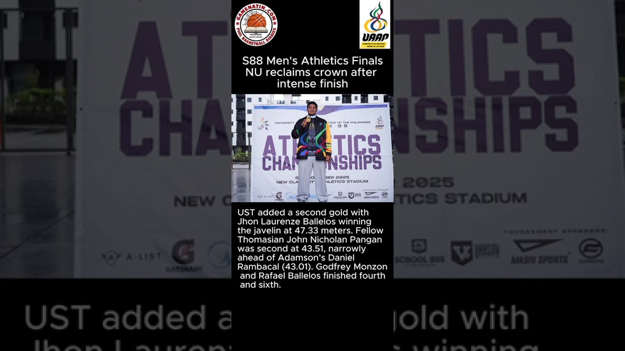 UAAP Men's Track and Field: NU reclaims men's athletics championship