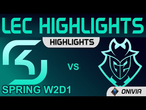 SK vs G2 Highlights LEC Spring Season 2022 W2D1 SK Gaming vs G2 Esports by Onivia