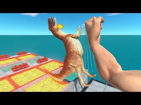 Punching into Lava or Water (sharks🦈 and more💥) Vol.2 | Arbs - Animal Revolt Battle Simulator 🔥