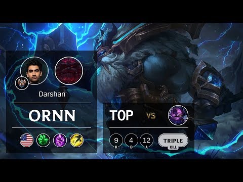 Ornn Top vs Kennen - NA Challenger Patch 9.8