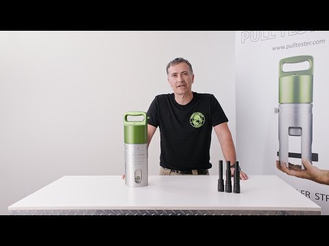 Part of a video titled How-To Use the Pull Tester PT21 with Gus Costas – Demo Video - YouTube