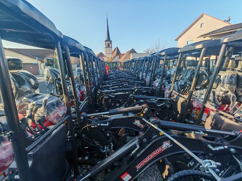 Minibagger neue Lieferung bei Schmitt angekommen