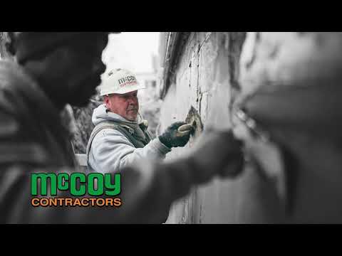 McCoy Contractors foundation repair and basement waterproofing, Call McCoy