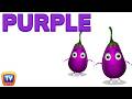 The PURPLE Color Song Learn Colours Preschool Colors Nursery Rhymes ChuChu TV