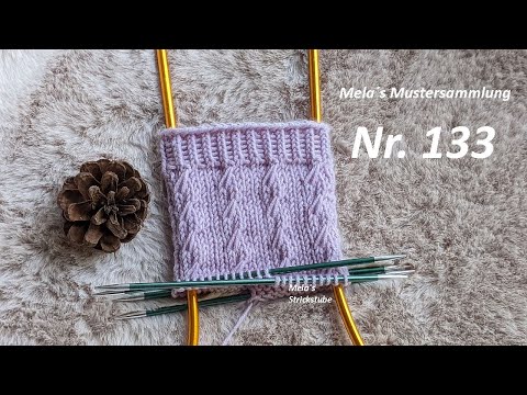 Sock pattern no. 133 - Knitting pattern in the round / knitting sock pattern