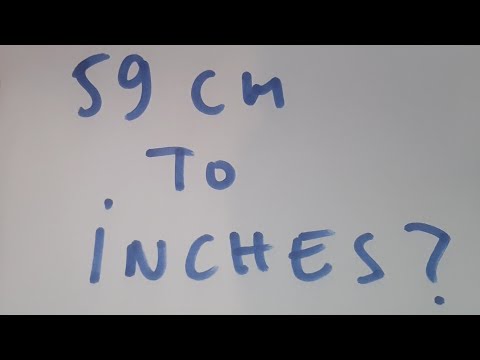 3rd YouTube video about how many cm is 59
