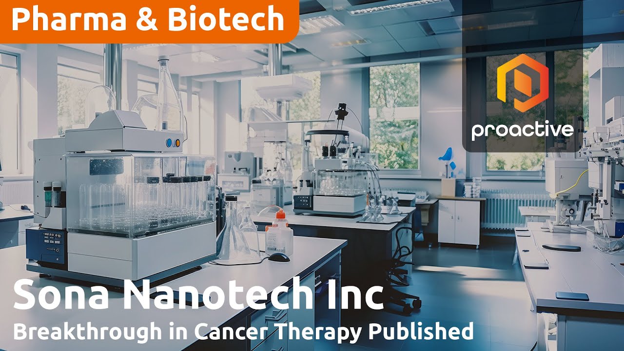 Sona Nanotech's cancer treatment study published in peer-reviewed journal Frontiers in Immunology