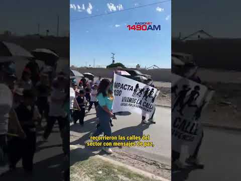Realizan caravana por la paz en la colonia Almeras  #ciudadjuárez #radionet1490 #noticias