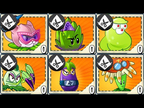 PvZ 2 Mod All PIERCING Plants Power-Up! vs Modern Day Gargantuar