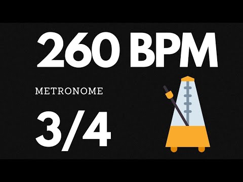 260 BPM Metronome 3/4