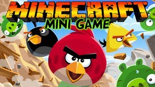 Смотреть онлайн Мини игра Angry Birds для Майнкрафта