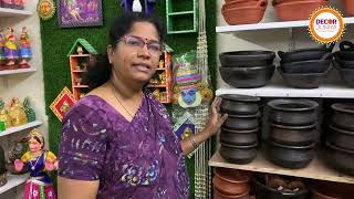 Black Mud Pot New Collections | Decor Duniya | To Order - 99520 40790 / 90031 55740