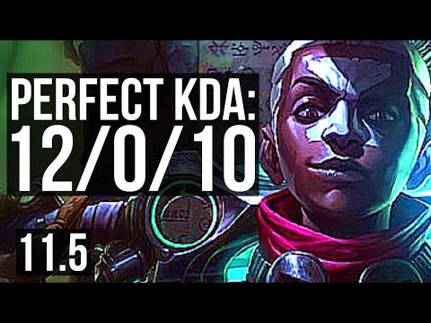 EKKO vs KATARINA (MID) | 12/0/10, 68% winrate, Legendary | KR Diamond | v11.5
