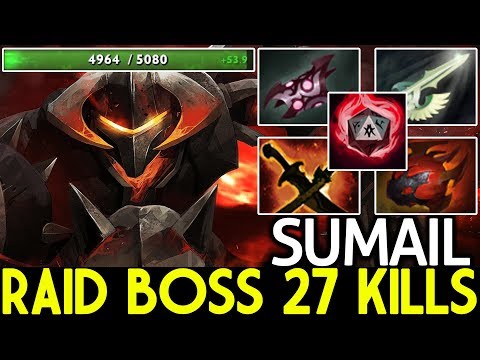 SUMAIL [Chaos Knight] Raid Boss 27 Kills Hard Practice New Role 7.22 Dota 2