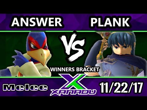 S@X 229 Melee - Answer (Falco) Vs. Plank (Sheik, Marth) - SSBM Winners Bracket
