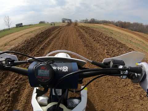 2019 Husky TX300 with Ohlins on MX track