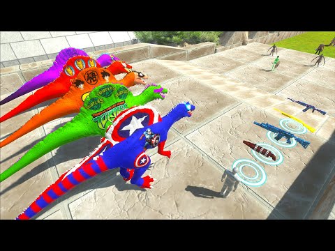 Marvel Spinosaurus Hero Vs Indominus Rex Speed Race Jurassic World Evolution 2