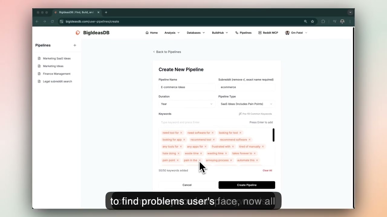 Pipeline Builder | BigIdeasDB