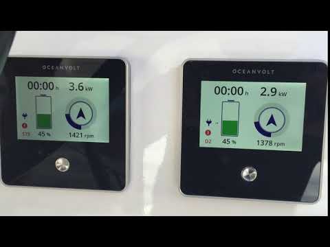 Oceanvolt Hydro-Generation On-board Kato at 14.5 knots.