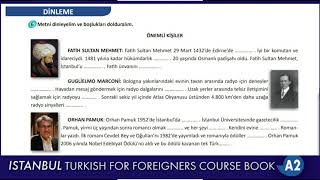 İstanbul A2 (Audio) - 4 ÖNEMLİ KİŞİLER ( Page 26)