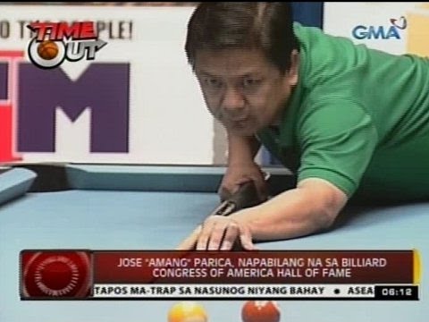 24 Oras: Jose "Amang" Parica, nasa Billiard Congress Of America Hall Of Fame na