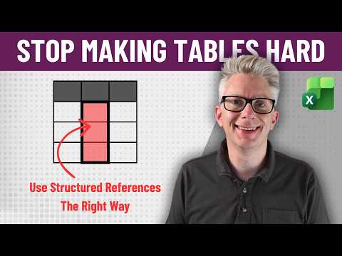 Excel: Fix Structured References Excel: Fix Structured References