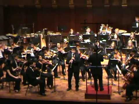 Weber Concertino for Clarinet: Dar-Wei Chen with the University of Michigan Campus Symphony