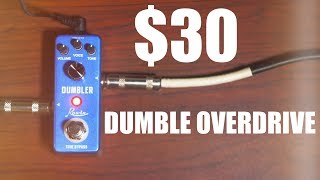 Video thumbnail for Cheapest Dumble Overdrive | Rowin Dumbler Demo by Doug Hanson