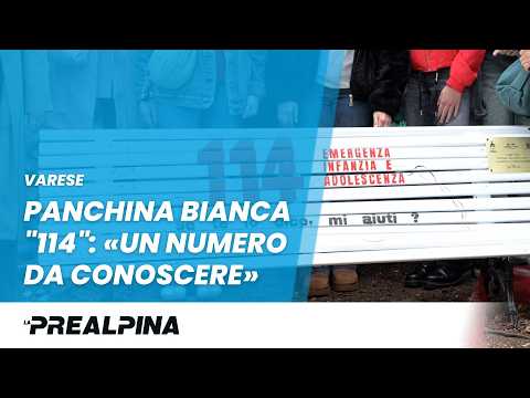 Varese. Panchina bianca 114: Un numero da conoscere