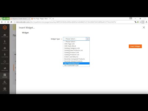 How To Add Widget Fast - Magento 2 Order Tracking Tutorials
