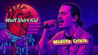 Faith No More – Midlife Crisis (AI 80s Synthwave Cover | Wolf Shirt Kid)