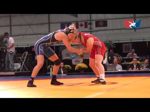 2012 WOMEN WORLD: Lampe (USA) pin Dorogan (AZE), 51 kg