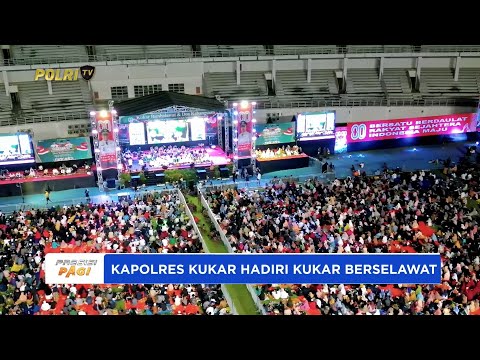 KAPOLRES KUKAR HADIRI KUKAR SELAWAT BERBAUR DENGAN JAMAAH