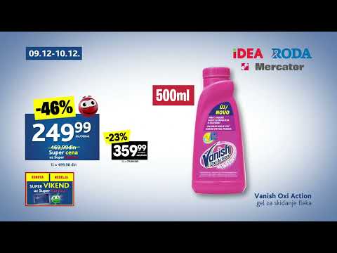 IDEA RODA MERCATOR I Super vikend 09- 10.12.2023.