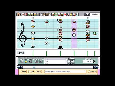 Masked Dedede - Kirby Super Star Ultra - Super Mario Paint [DatKooby Remake Project]