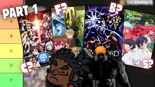 Ranking EVERY Isekai Anime [Part 1]