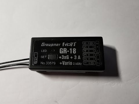 Software Update Graupner HOTT Empfänger GR-18 Vario GR-18+3xG+3A+Vario Art. NR. 33579