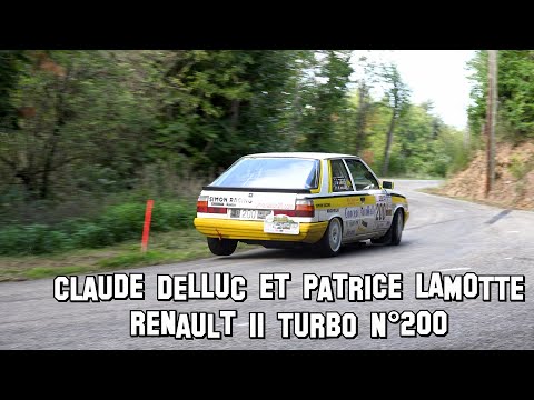 Rallye des Vallons Ardéchois 2022 - Renault 11 Turbo N°200 - Claude DELLUC et Patrice LAMOTTE