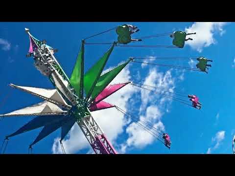 Swinging at the fair