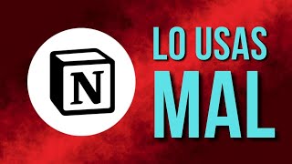 Minuto de este video… ¡La señal de Dios mismísimo que estaba ya intuyendo! ¡Pero habló el maestro! GRACIAS, GRACIAS, GRACIAS. Creo que has ahorrado muchos dolores de cabeza y puedo mantener mi vida en paz. Hace años escuché un gran consejo, creo de un ingeniero: “Lo que no está descompuesto no lo intentes arreglar”. De verdad, gracias por ser TAN claro y enfático aquí. Regreso a mi herramienta conocida y especializada, con la que estoy familiarizado. - ❌ 7 Cosas que HACES MAL con Notion