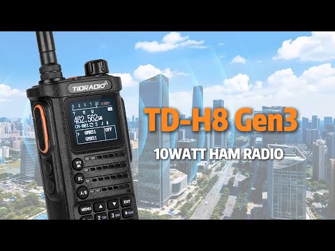 TD-H8 Gen3 is surpassing the performance of the Gen2: 10W power + air band + wireless duplication!
