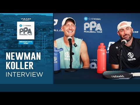 Men's Doubles Finalists Riley Newman & AJ Koller - TOC