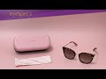 Kate Spade Sunglasses Model Jazzlyn S Color 2IKHA Havana Light Gold Gold Logo Brown Gradient Lenses