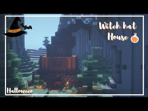 Build a Spooky Witch Hat House! 🎃🖤