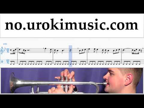 Lær å Spille Trompet Ed Sheeran - Perfect Melodi Trening um-i935