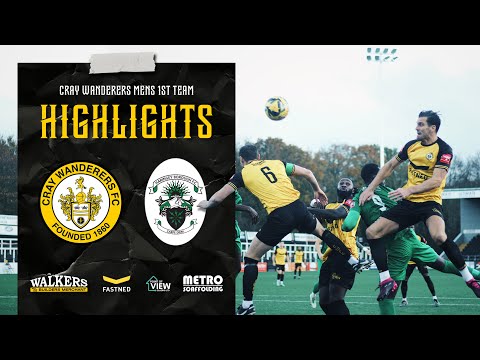 Cray Wanderers VS Haringey Borough |  3 - 3  | HIGHLIGHTS | Isthmian Premier League