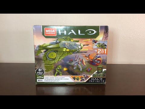 Mega Construx Halo UNSC Wasp Onslaught Review