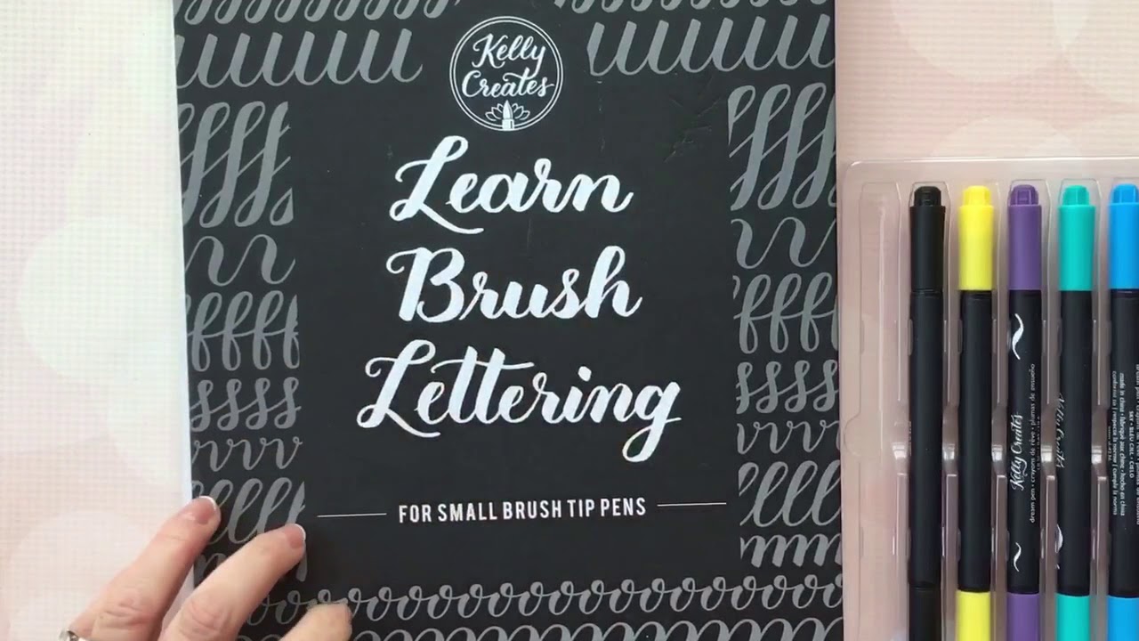 Kelly Creates Learn Brush Lettering Workbooks