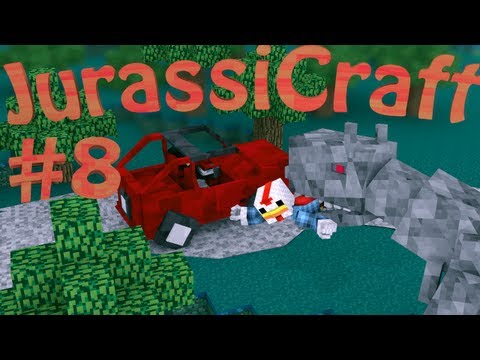 "THE MOSASAURUS" Minecraft Jurassic Craft Ep 8