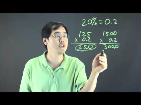 Math Tricks to Easily Figure 20 Percent